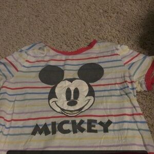 Mouse Striped Women’s T-Shirt - Multicolor